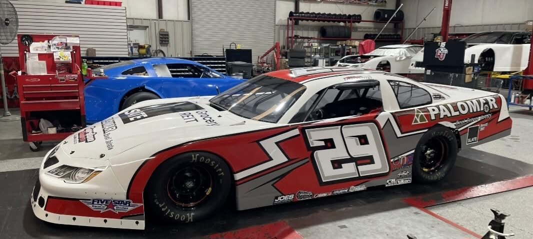 Palomar number 29 race car wrap
